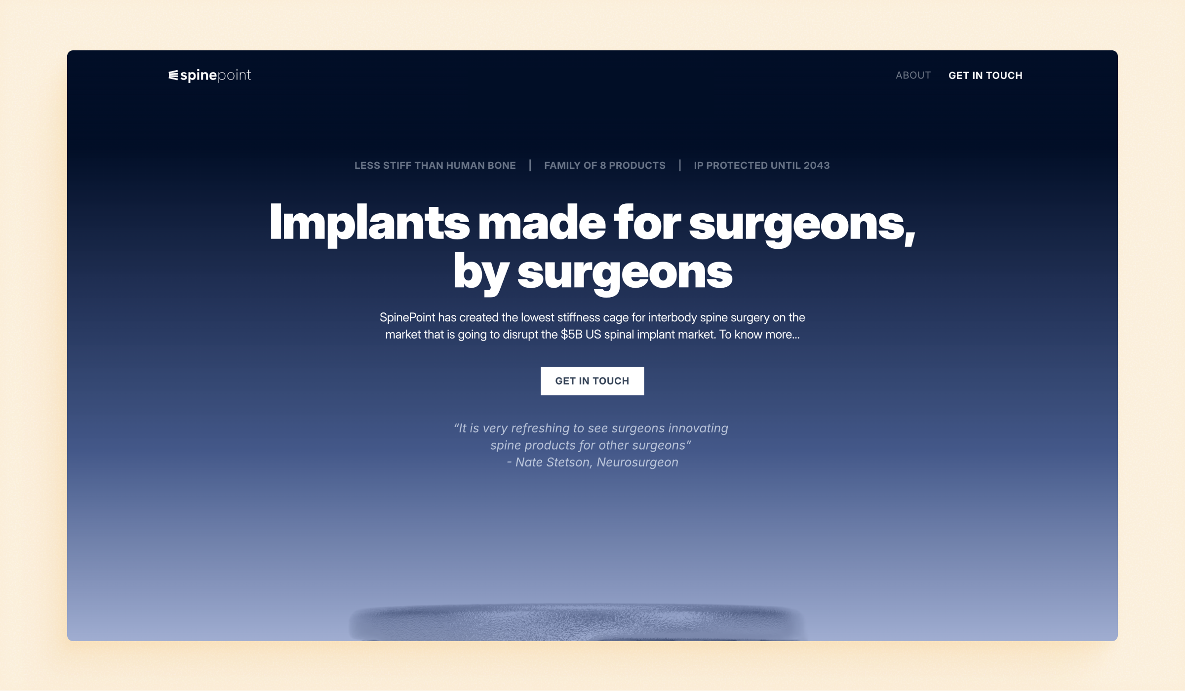 Spinepoint website