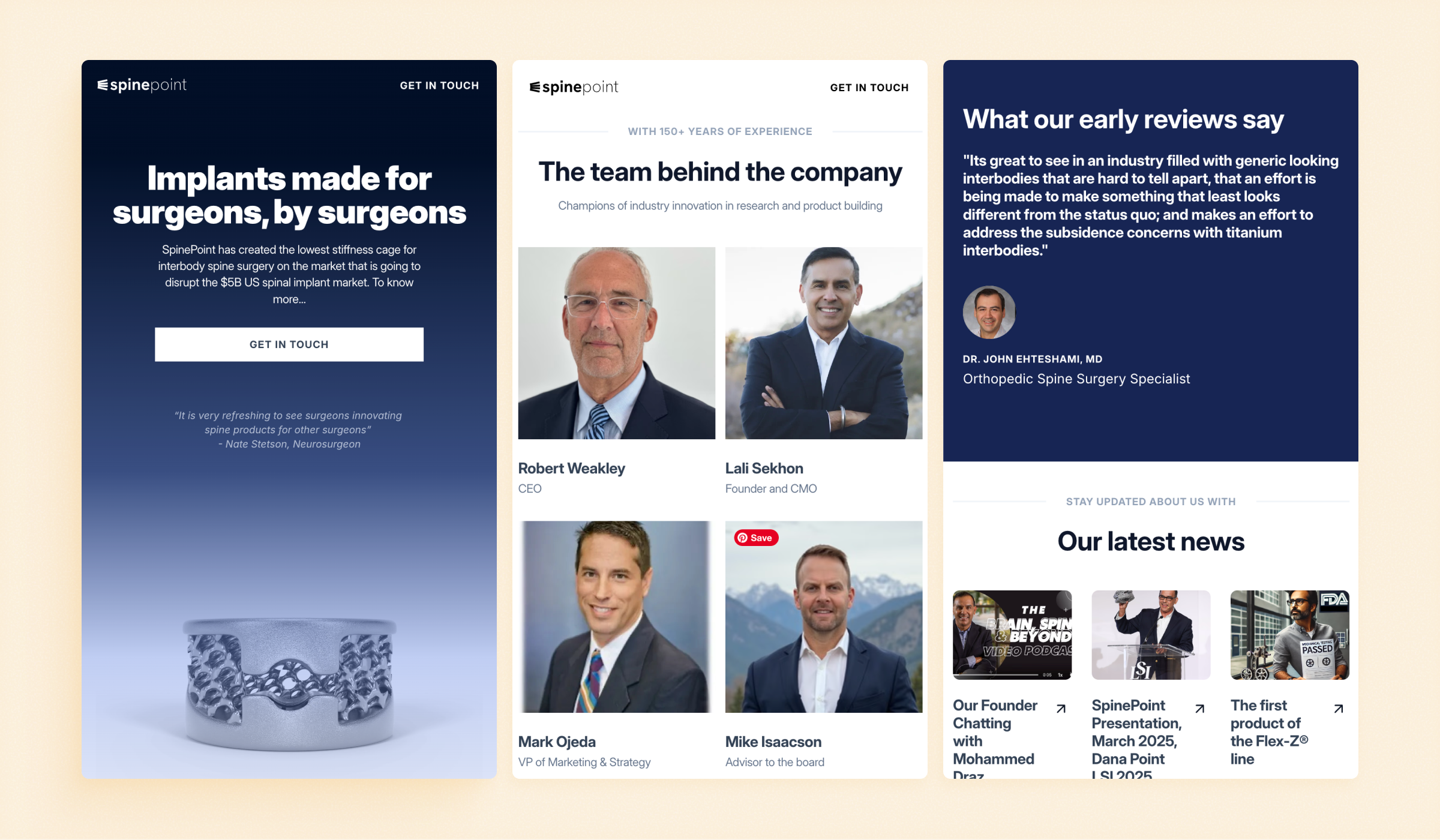 Spinepoint website